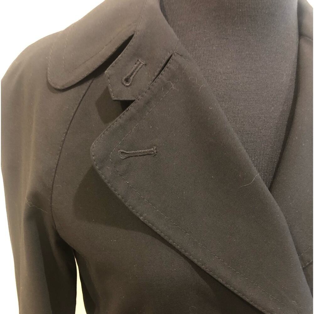 Theory Four Button Double Breasted Wool Black Bla… - image 3